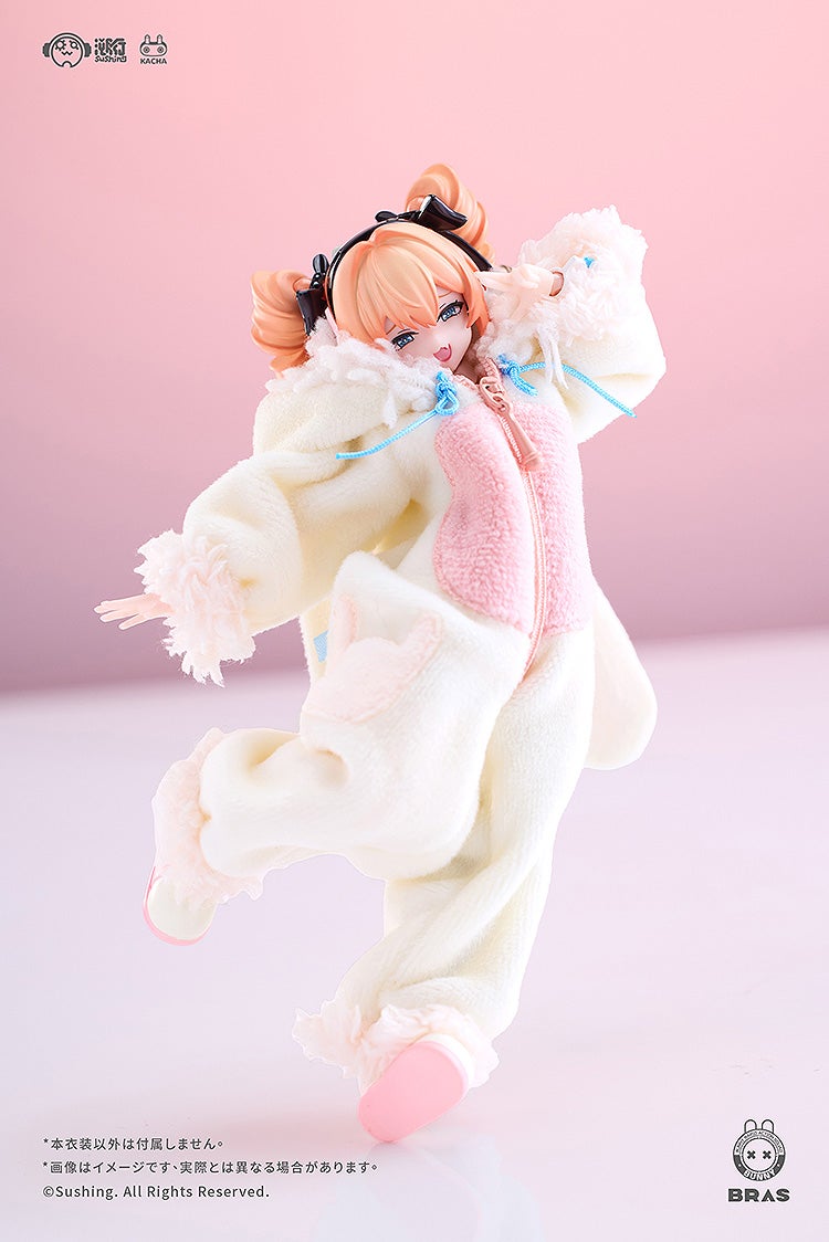 ふわふわパジャマセット（ドール用コスチューム） 画像1