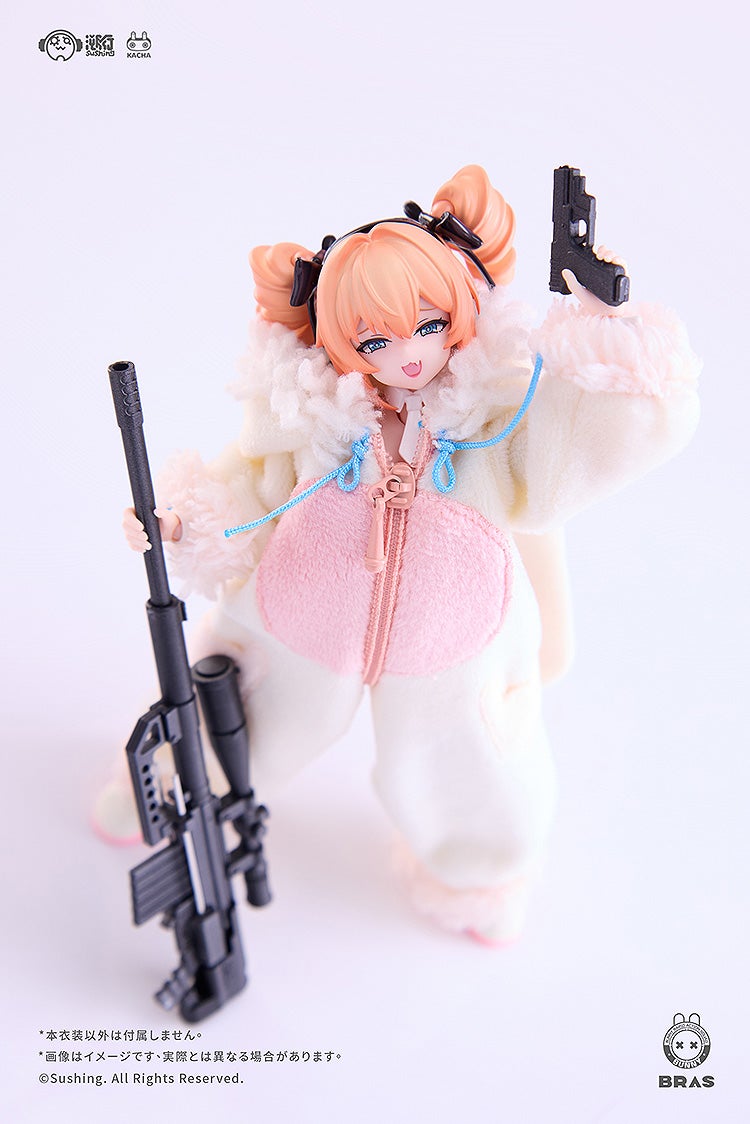 ふわふわパジャマセット（ドール用コスチューム） 画像2