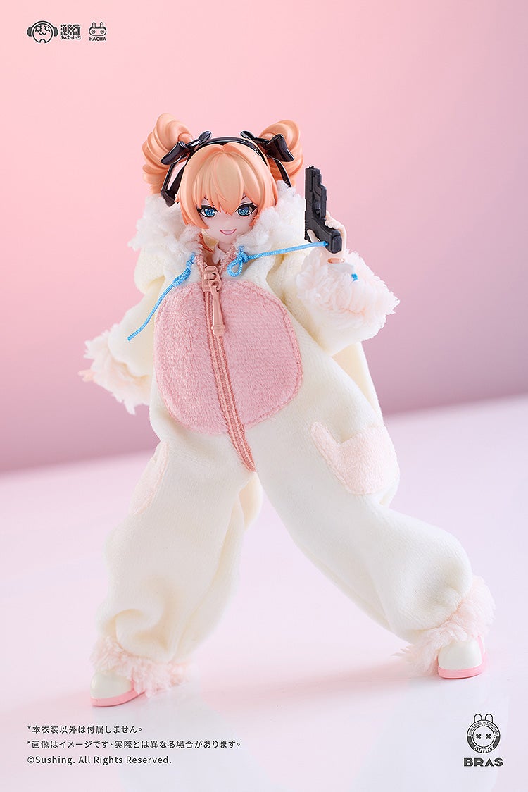 ふわふわパジャマセット（ドール用コスチューム） 画像6